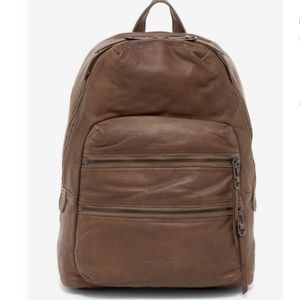 Liebeskind Leather Backpack (Taupe)